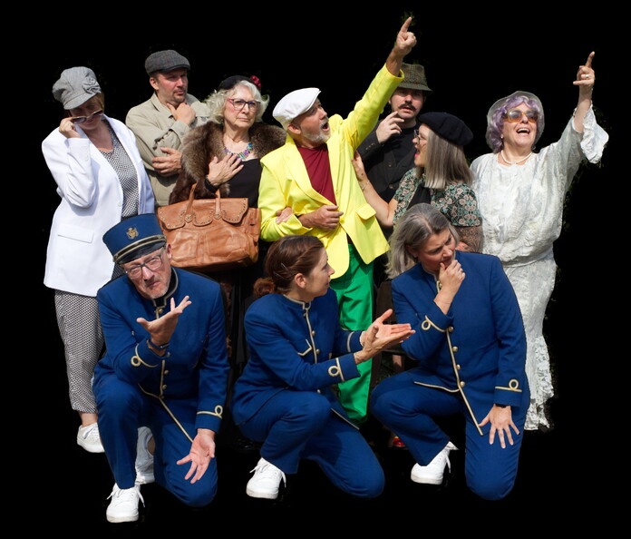 Gruppenfoto Proben WE August mit Uniform